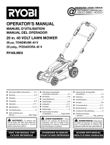 Ryobi RY401012 Owner's manual