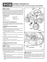 Ryobi ACRM003 Owner's manual