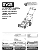 Ryobi RY40180-Y Owner's manual