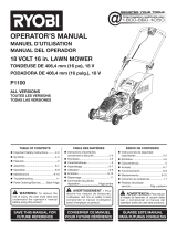 Ryobi P21100 Owner's manual