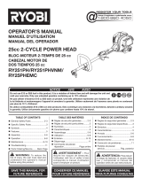 Ryobi RY251PH Owner's manual