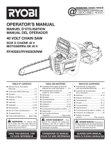 Ryobi RY40530VNM Owner's manual