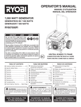 Ryobi RY907000FI Owner's manual