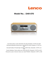 Lenco DAR-070 User manual