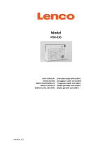 Lenco PDR-030 User guide