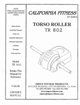 Marcy TR-802 Owner's manual