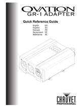 Chauvet Ovation GR-1 Adapter Reference guide