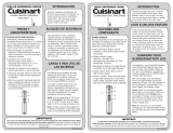 Cuisinart CSB-400CD Reference guide