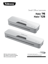 Fellowes HALO A3/125 Owner's manual