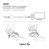 Logitech Logitech G603 LIGHTSPEED Souris Gamer sans Fil User manual
