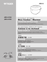 Tiger JBX-A Series Black Micom Rice Cooker User manual