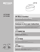 Tiger JKT-B Series IH Stainless Steel Multi-functional Rice Cooker User manual