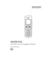 Snom M10R KLE User manual