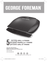 George Foreman GR2080BCB User guide