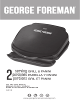 George Foreman GR10B User manual