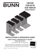 Bunn ITCB-DV HV Owner's manual