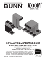 Bunn AXIOM® DV-3 (3 Lower Warmers) Installation guide