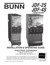Bunn JDF-2S Installation guide