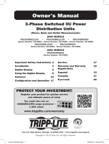 Tripp Lite 3-Phase Switched 0U PDUs Owner's manual