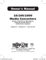 Tripp Lite 10/100/1000 Media Converters Owner's manual