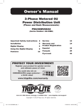 Tripp Lite 3-Phase Metered 0U Power Distribution Unit Owner's manual