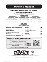 Tripp Lite 3-Phase Monitored 0U Power Distribution Units Owner's manual