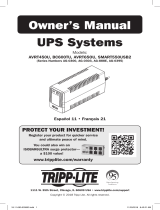 Tripp Lite BC600TU Owner's manual