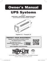 Tripp Lite AVRT450U, AVRT65OU & SMART550USB2 UPS Systems Owner's manual