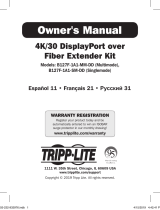 Tripp Lite B127F-1A1-MM-DD & B127F-1A1-SM-DD Owner's manual