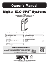 Tripp Lite Digital ECO-UPS Systems Owner's manual