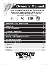 Tripp Lite Dual Voltage SmartPro Rackmount UPS Owner's manual