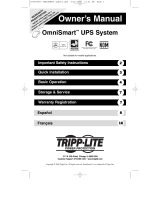 Tripp Lite OmniSmart UPS Owner's manual