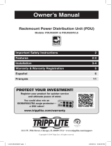Tripp Lite PDUH20DV and PDUH20HVL6 Rackmount PDU's Owner's manual