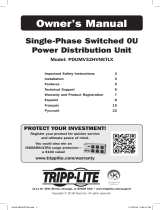 Tripp Lite PDUMV32HVNETLX Owner's manual