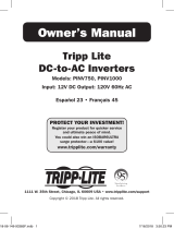 Tripp Lite PINV750 & PINV1000 Owner's manual