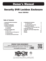 Tripp Lite Security DVR Lockbox Enclosure Owner's manual