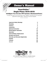 Tripp Lite SmartOnline Single-Phase 5kVA–6kVA UPS User manual