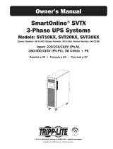 Tripp Lite SmartOnline SVTX Series Owner's manual