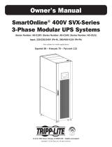 Tripp Lite SmartOnline® 400V SVX-Series 3-Phase Modular UPS Systems Owner's manual