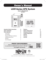 Tripp Lite SMX1500LCDT Owner's manual