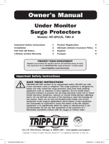 Tripp Lite Under Monitor Surge Suppressors Owner's manual