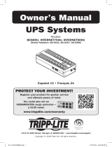 Tripp Lite TRIPP-LITE BC800U Standby UPS System Owner's manual