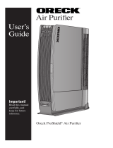 Oreck AIR12B User guide