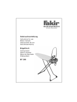 Fakir ironing board BT 200 Owner's manual