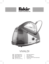 Fakir steam ironing station Vivaldi Owner's manual