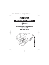 Omron Automatic Blood Pressure Monitor User manual