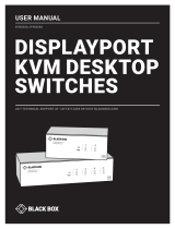 Black Box 2- and 4-Port Dual-Head DisplayPort KVM Desktop Switches User manual