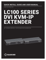 Black Box KVXLC-100, KVXLCF-100 User manual
