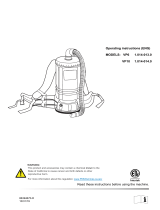 Windsor Backpack Vacuum BV 11/1 HEPA Owner's manual