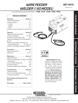 Lincoln Electric Weld-Pak 180HD Operating instructions